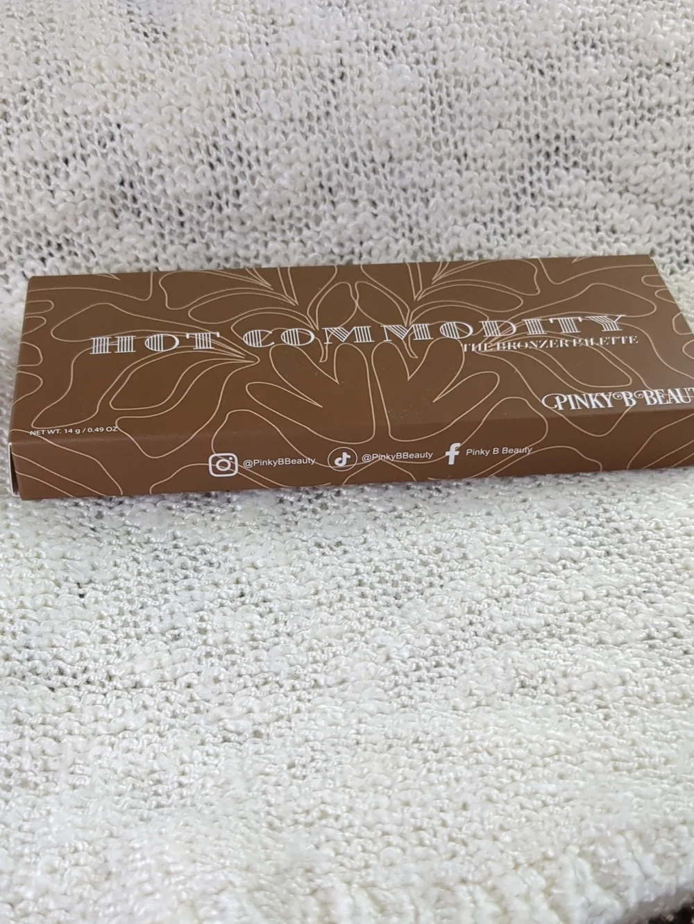 Pinky B Beauty Hot Commodity Bronzer Palette, 14g/0.49oz